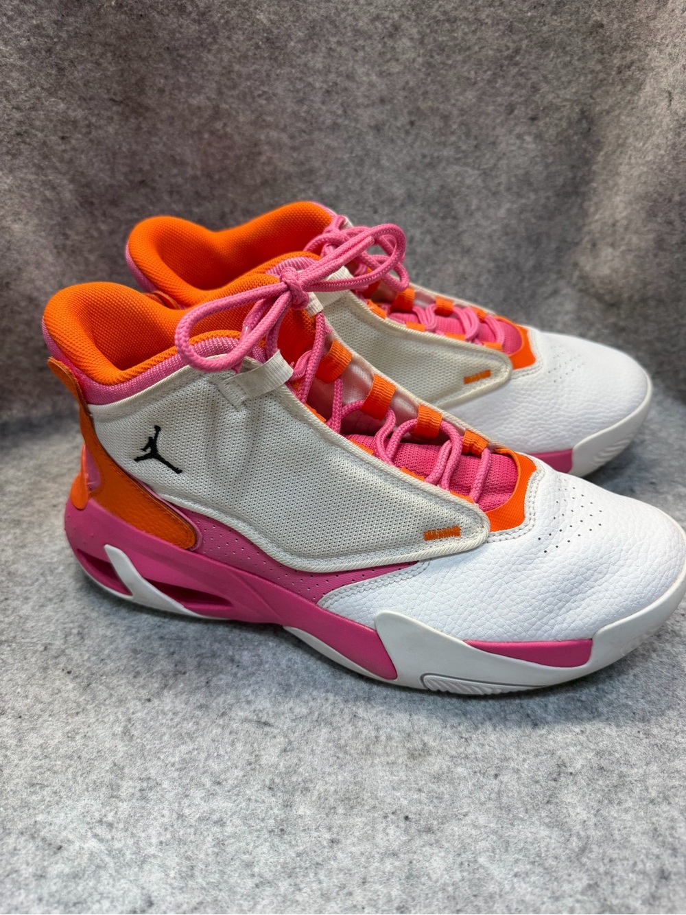 Nike Jordan Auta 4 Kids' High-Top Sneakers White Pink Orange